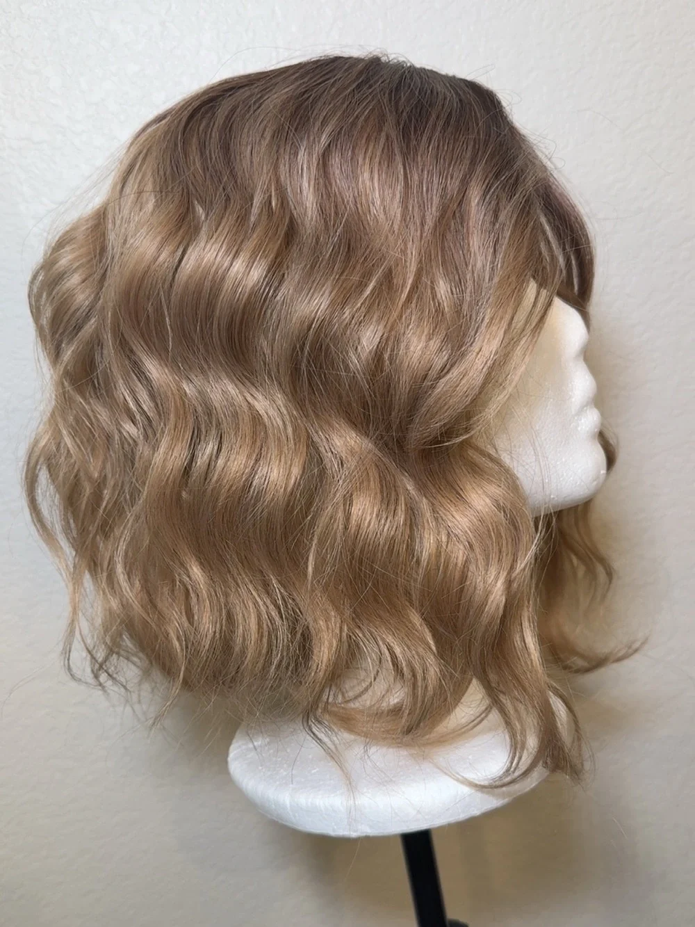 Brown and blonde hair topper